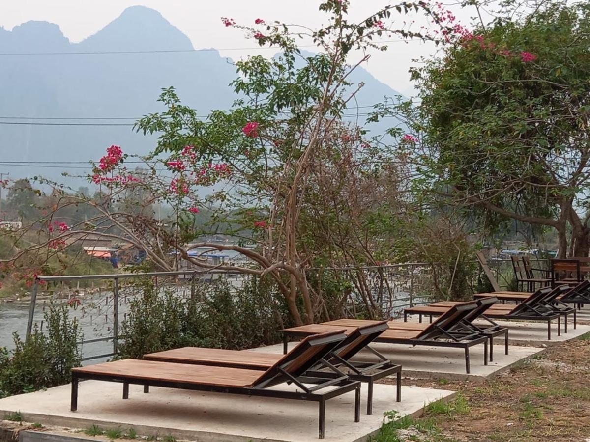 Riverside Garden Hostel Vang Vieng Exterior photo