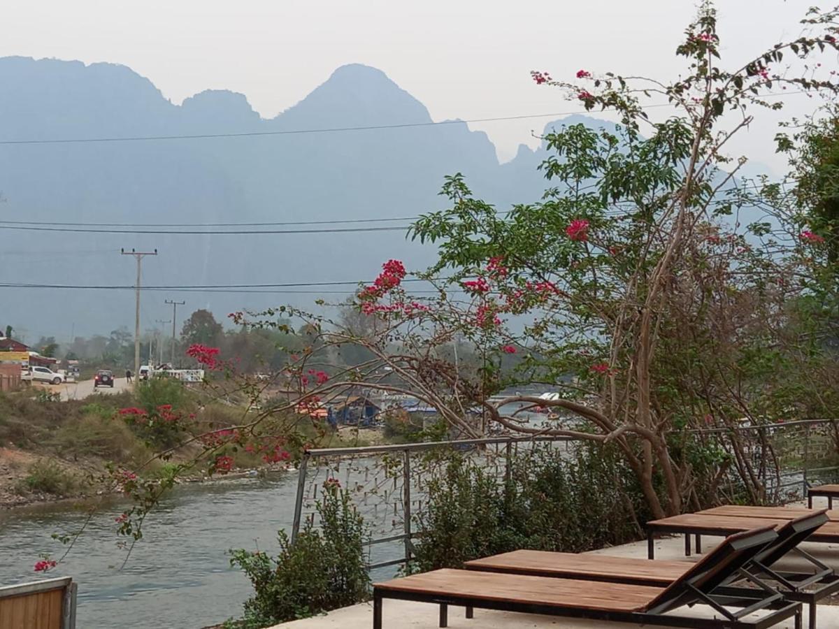 Riverside Garden Hostel Vang Vieng Exterior photo